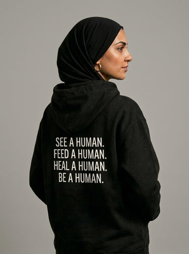 A HUMAN™ Signature Hoodie — Full Message Edition